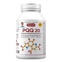 ANDREW LESSMAN PQQ 20mg - 240 capsule - 20mg Pyrrolochinolină Quinone, Complex Natural de protecție susține organe vitale, inimă, creier, ficat, sistemul imunitar. Biogeneză mitocondrială, fără aditivi
