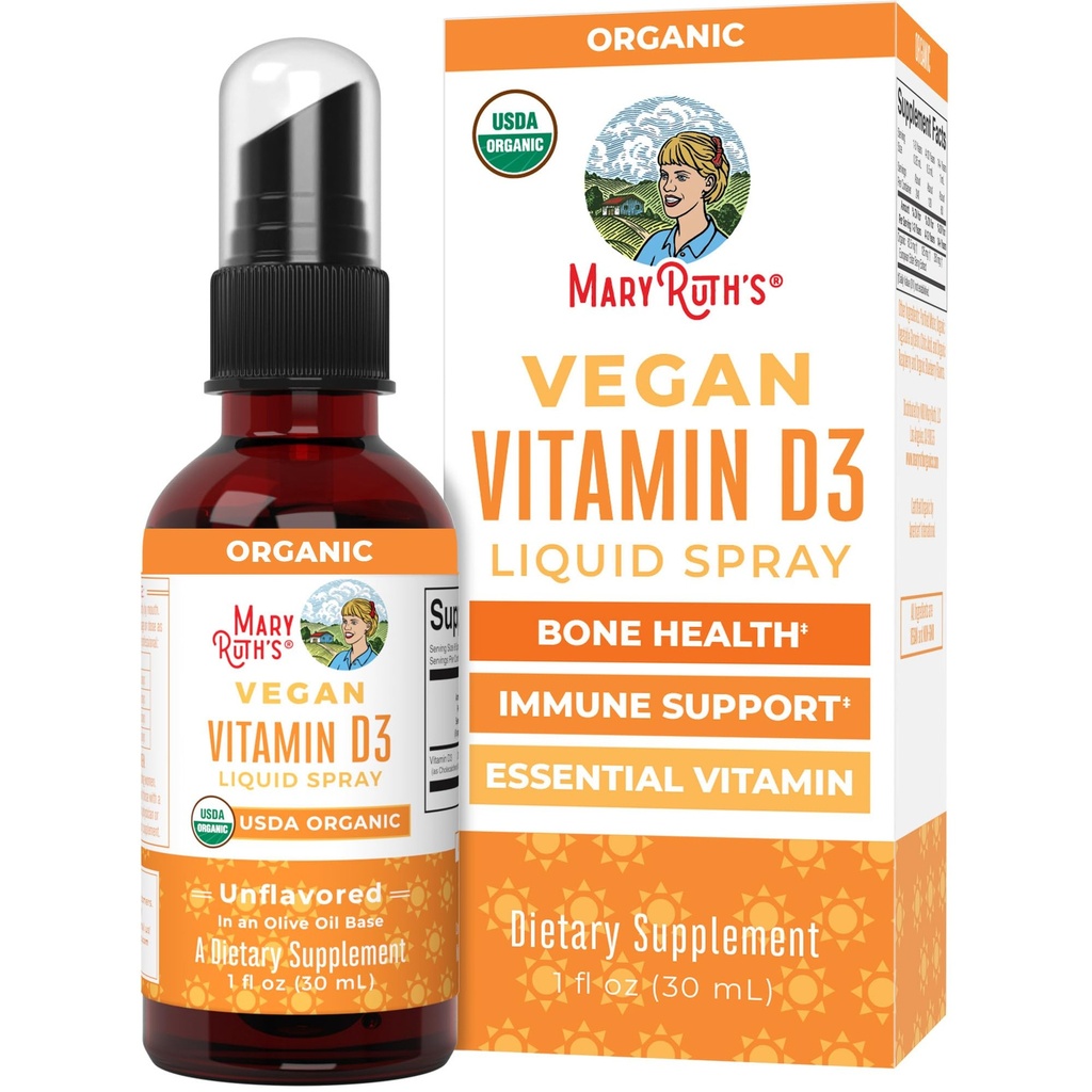 MaryRuth Organics Vitamina D USDA Organic 