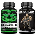 ONL Ultimate Men's Testosteron Booster Bundle - GORIL-X & Major Load Supplements 