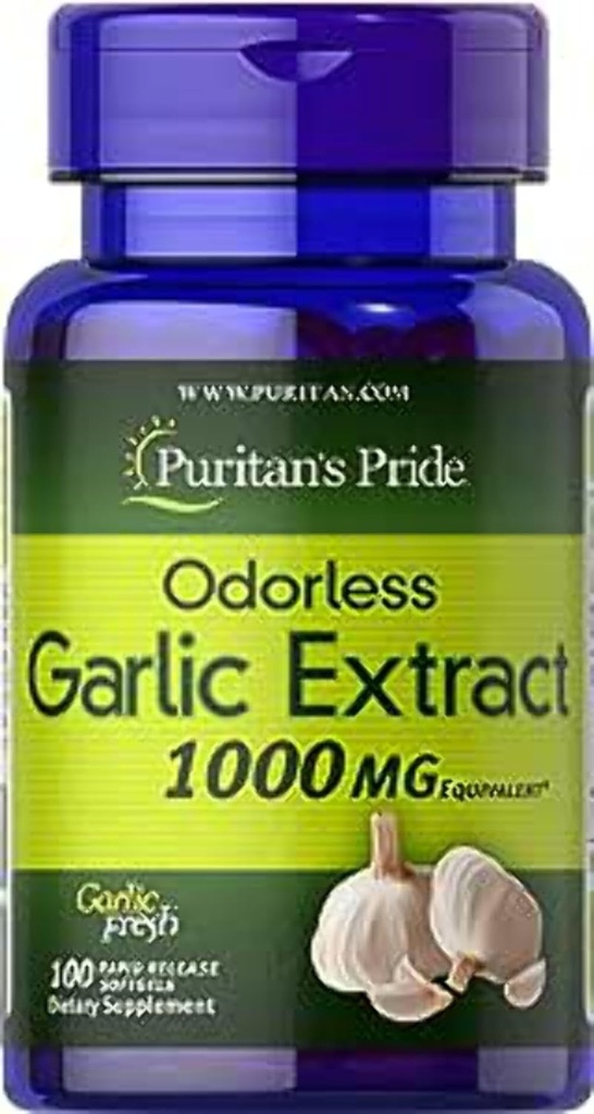 Puritan's Pride Usturoi 1000 Mg, 100 Total Count