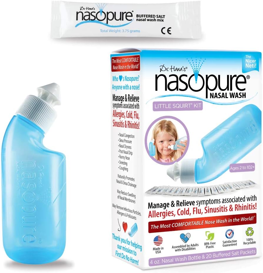 Nasopure Nasal Wash, Little Squirt Kit, 