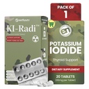 EarthNutri KI-RadiTM Comprimate de iod de potasiu 65 mg 