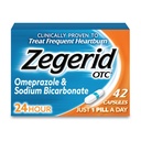 Zegerid OTC, 24-Hour Arsuri la stomac Relief, Acid Reflux Medicina si Antiacid, Tratează Arsuri frecvente la stomac, Omeprazol 20mg + Bicarbonat de sodiu, Inhibitori ai pompei de Proton (PPI), 42 capsule
