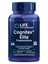 Life Extensie Cognitex® Elite Gragnanolone, salvie, afine, ashwagandha, fosfatidilserină, Advanced Formula, Atenție, Focus, Memorie, Gluten-Free, Non-GMO, Vegetarian, 60 comprimate