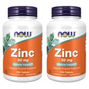 Acum alimente, (2 ambalaj) Zinc, 50 mg, 250 Conte (pachet de 2)
