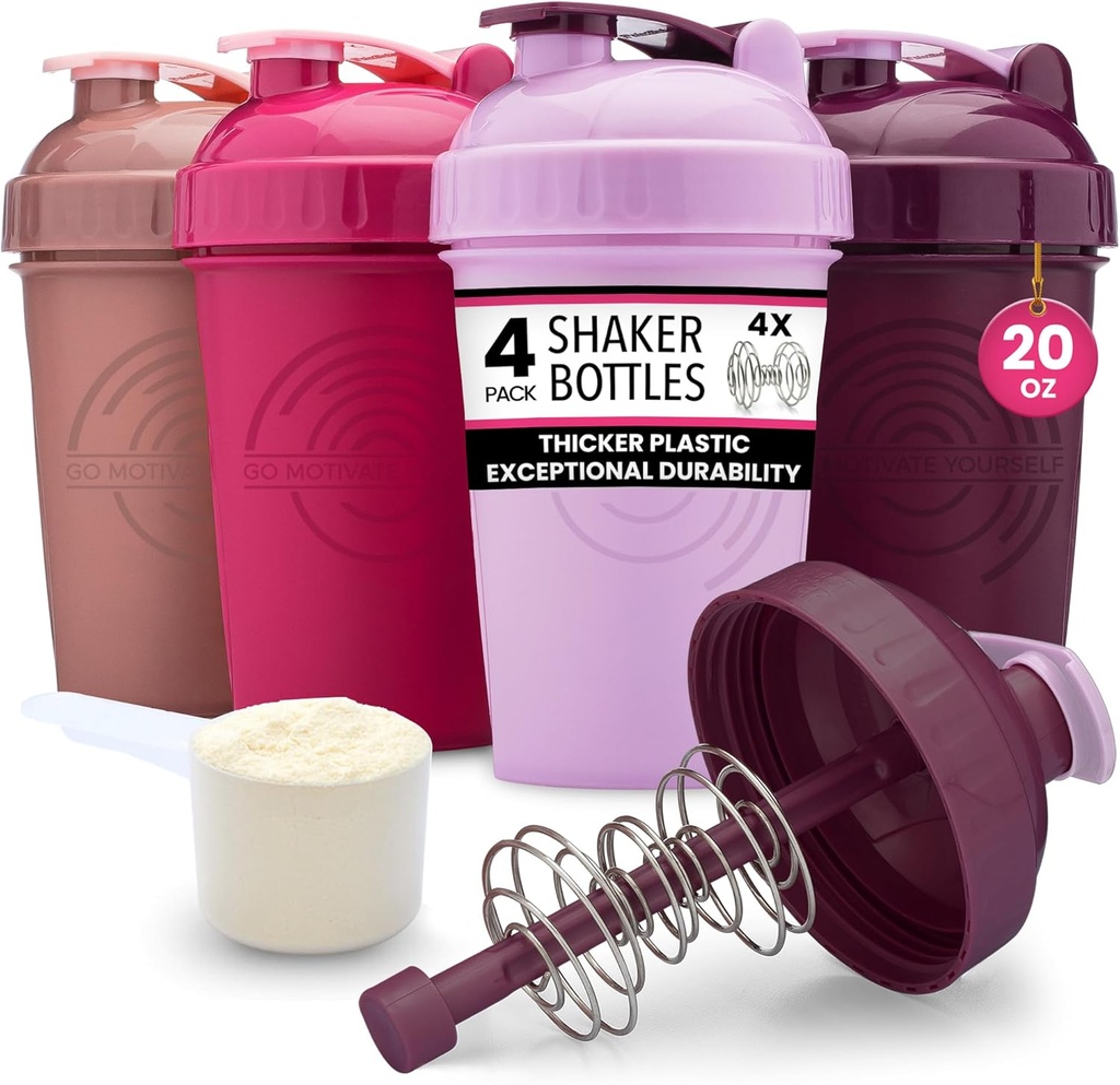 GOMOYO [-Pack] 20-Ounce Shaker Sticla 