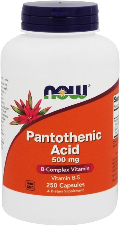 Acum alimente Acid pantotenic, 250 capace / 500 mg (Pachet de 2)