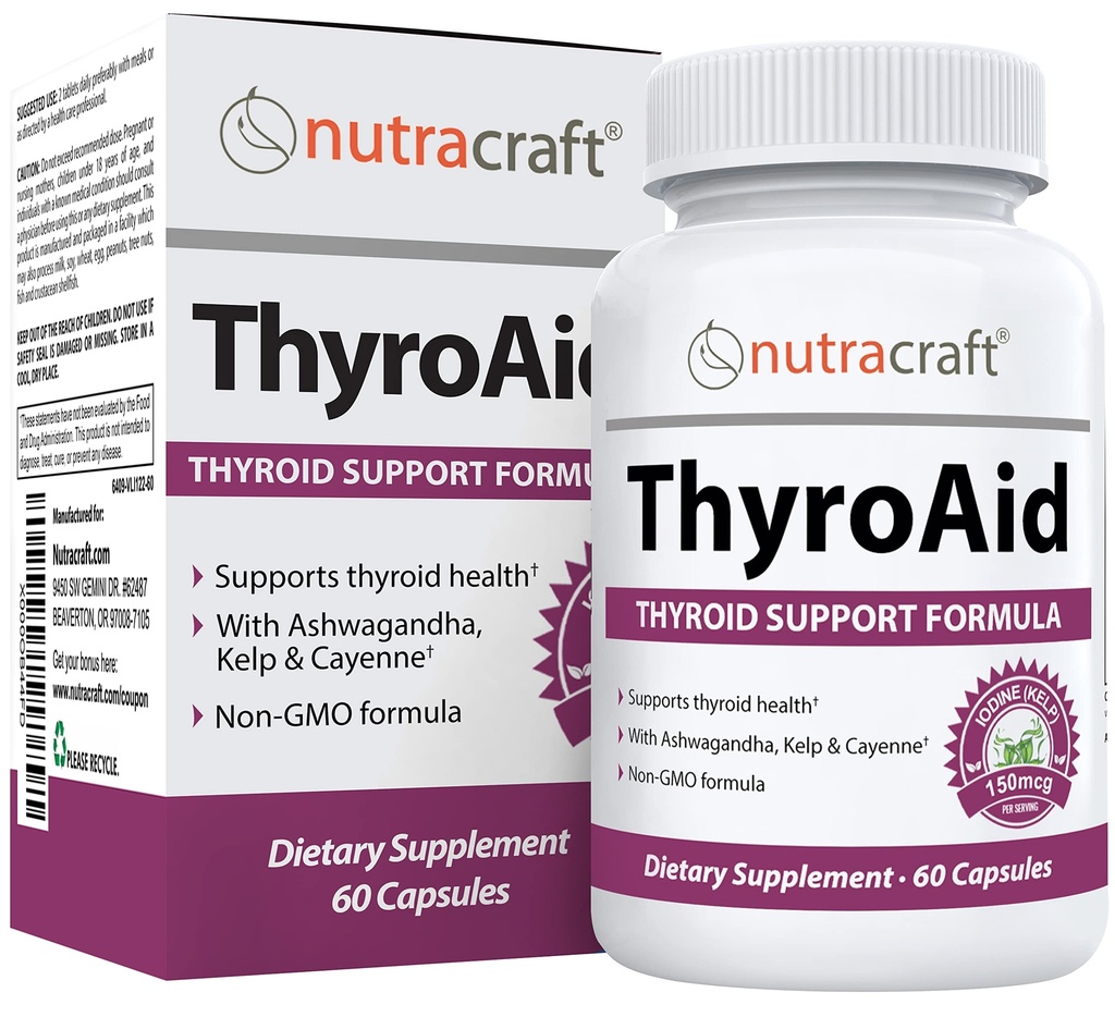ThyroAid #1 Suplimentul suport tiroidian 