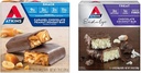 Atkins Ciocolata Caramel Peanut Nugat Snack Bar, 5 Count and Chocolate Coconut Bar, 5 Conte Bundle