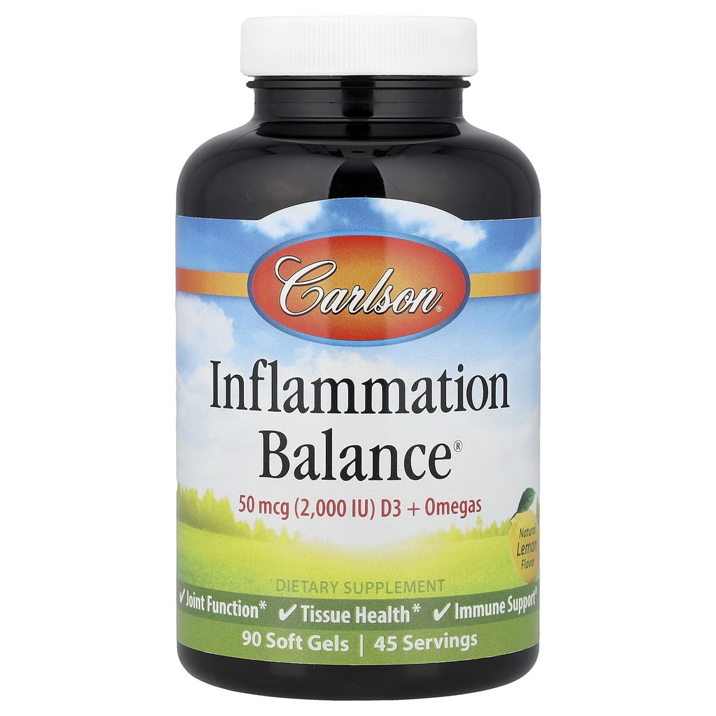 Carlson Labs Inflamație echilibru Multi Nutrients, 90 Softgels