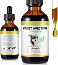 Tratament de infectie naturala a ingestiei pentru câini - Suporturi sănătoase Mâncărime Relief & Inflamație - Tratamentul infecției urechii câinelui și ajutor alergii - Mâncărime pentru câini, Tratamentul urechii câinelui pentru infecții-2 fl oz