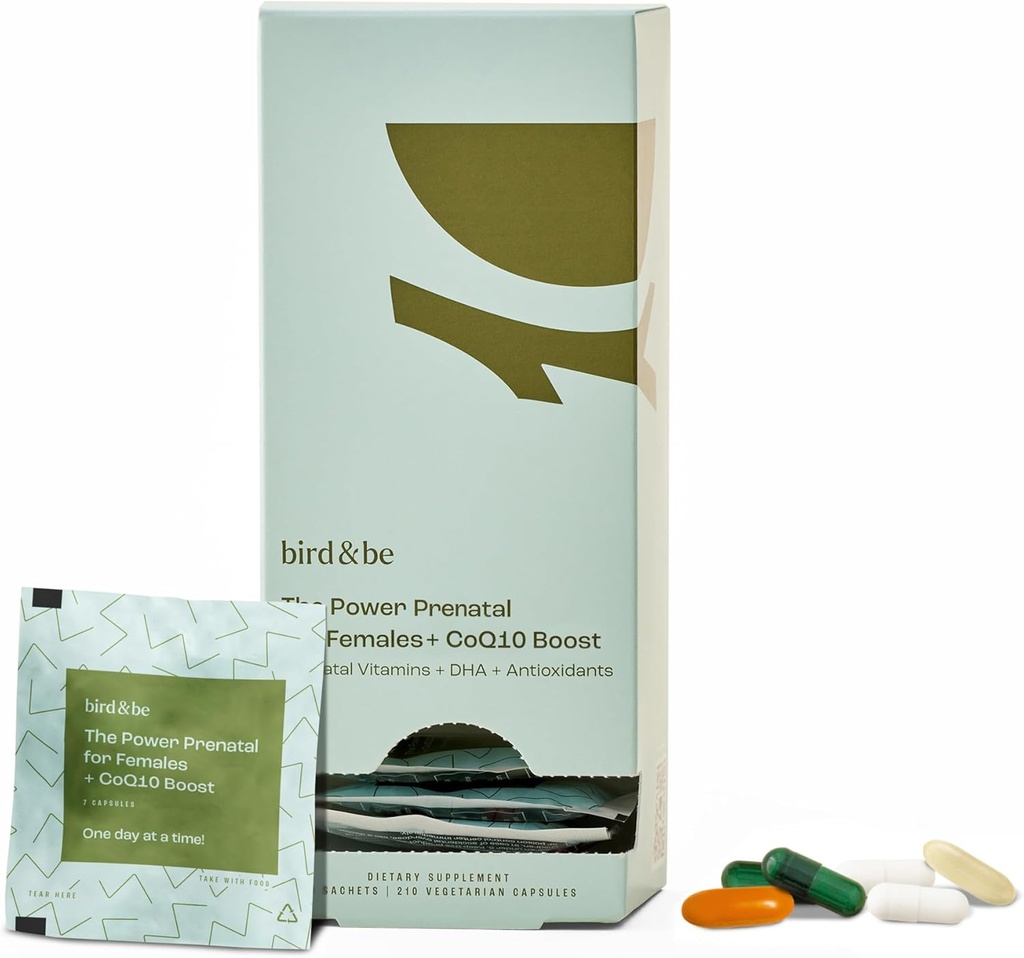 pasăre &be puterea prenatală pentru femei cu Coq10 Boost