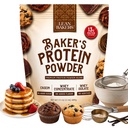 Pulbere de proteine Baker Blend Proteina naturala pura, Whey Izolat, Whey Concentrat, Casein, Gluten gratuit, fără îndulcitori, Nearomat, 17.1 oz, pentru coacerea de proteine ridicate Snacks Calorie scăzut