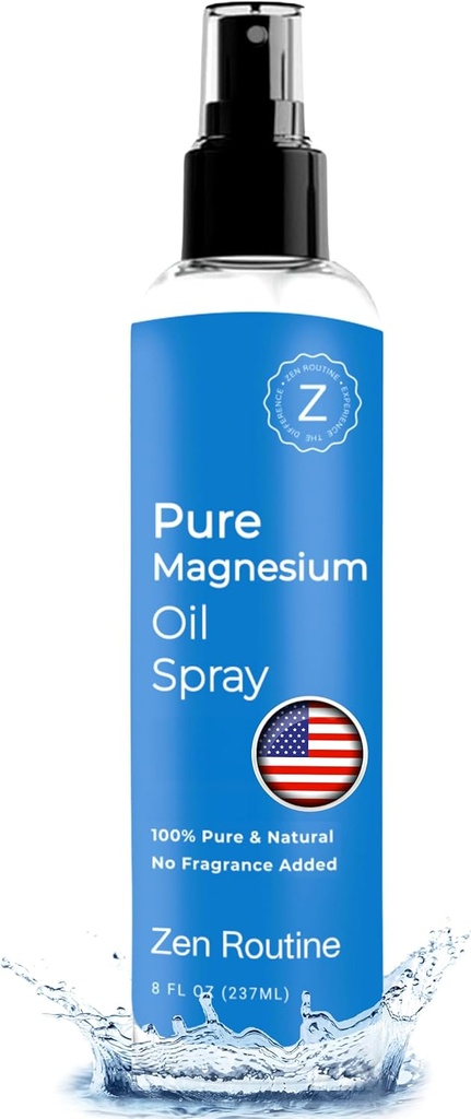 Spray de ulei de magneziu pure 8 oz (Single) 