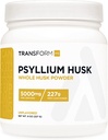 TransformHQ Psyllium Husk 8 OZ pulbere - 5000 mg per servire - Gluten gratuit, non-GMO