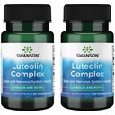 Swanson Luteolin Complex w/Rutin - Brain Supplement Promovare memorie, Mood & Cognitive Health - Formula naturală pentru a ajuta la menținerea sistemului nervos - (30 Veggie Capsule) 2 ambalaj