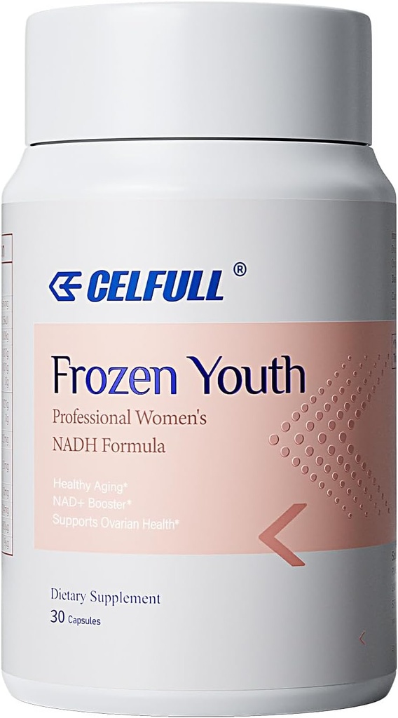 CELFULL Inositol Supliment, Myo-Inositol & D-Chiro Inositol Blend cu NADH & PQQ și Folate - Ideal 40:1 Raportul - Echilibru hormonal și suport ovarian sănătos pentru femei,Vitamina B8