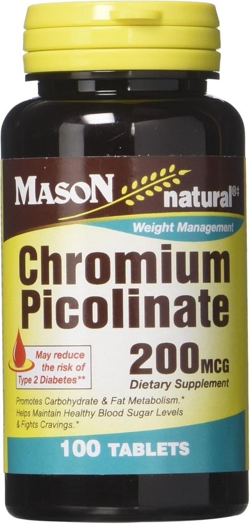 Mason Vitamine Crom Picolinat comprimate, 60 Conte