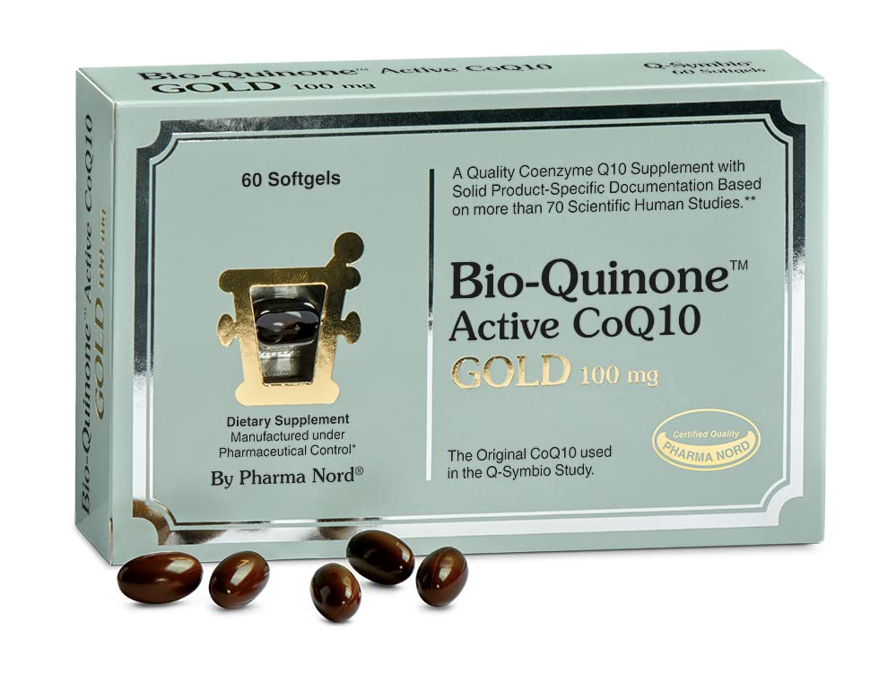 Pharma Nord - CoQ10 original • dovedit clinic • Absorbţie ridicată • Heart Health • Fertilitate • Îmbătrânire sănătoasă • Energie celulară • Antioxidant • Gluten-Free • Coenzima Q10 100 mg • 60 Softgels