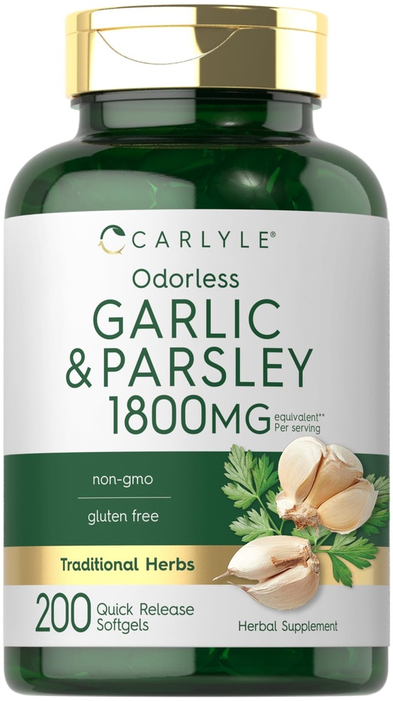 Carlyle Odorless Usturoi & Pătrunjel 1800 mg 