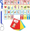 27 Carduri de comunicare autism Ajutor vizual Comitet de comunicare nonverbală Întârziere vorbire Sentimente Emoții Carduri Flash Autism Nevoi speciale Carduri de Tacuri Limbi de învățare Jucării pentru copii Adulți