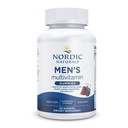 Nordic Naturals Men's Multivitamine Gummies, Mixed Berry - 60 Gummies - Sprijin pentru oase sănătoase, vase de sânge, Energie & Imunitate - Non-GMO, Vegetarian - 30 Servings
