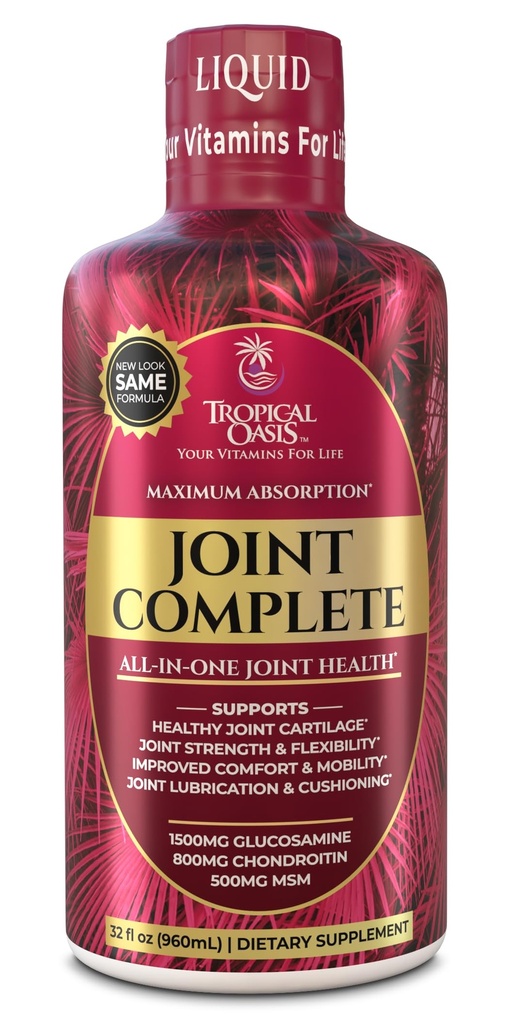 Combinat complet Premium-Lichid Supliment comun w/Glucosamină, Chondroitin, MSM, Hyaluronic Acid 