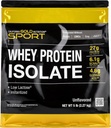 California Gold Nutrition Sport, Whey Proteine Izolate, Nearomatizate, 5 lb (2,27 kg)