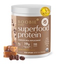 Boobie Body Superfood Proteina Sarcina si postpartum Masa de schimb Shake, Cafea Caramel Aroma 