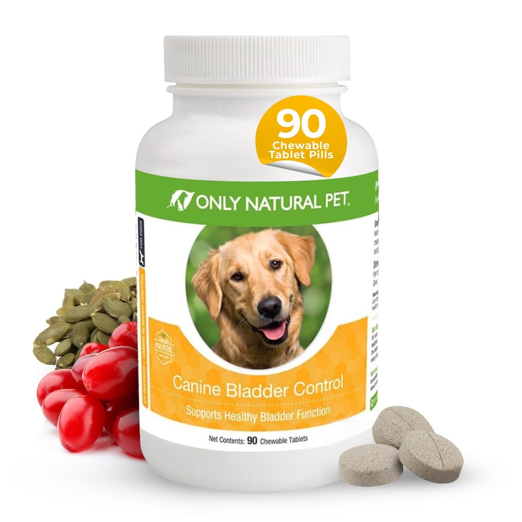 DOAR NATURAL PET Canine Bladder Control - Senior Dog Care Supplement - UTI, Urinal Tract Health, Incontinence Support w/Cranberry Extract