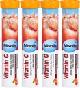 Mivolis Vitamina C comprimate efervescente - Suplimente dietetice 4 Pachete x 20 buc Germania