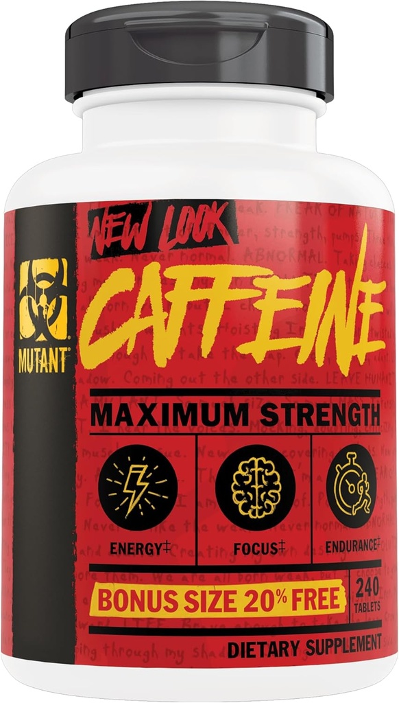 Mutant Caffeine 200 comprimate plus 40 gratuit