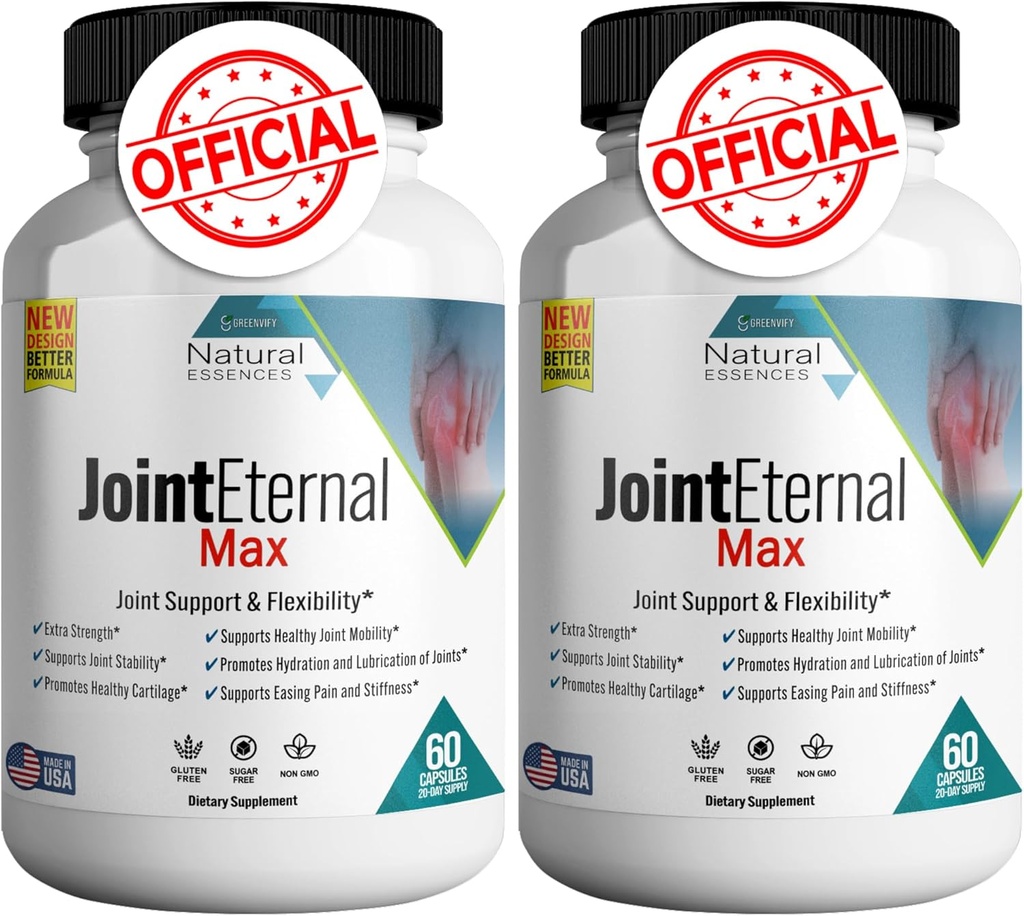 Supliment comun Etern Max Natural Essences Natural, 60 capsule 20 zile de aprovizionare, gluten gratuit, zahăr fără, non-GMO, Made in USA (2)