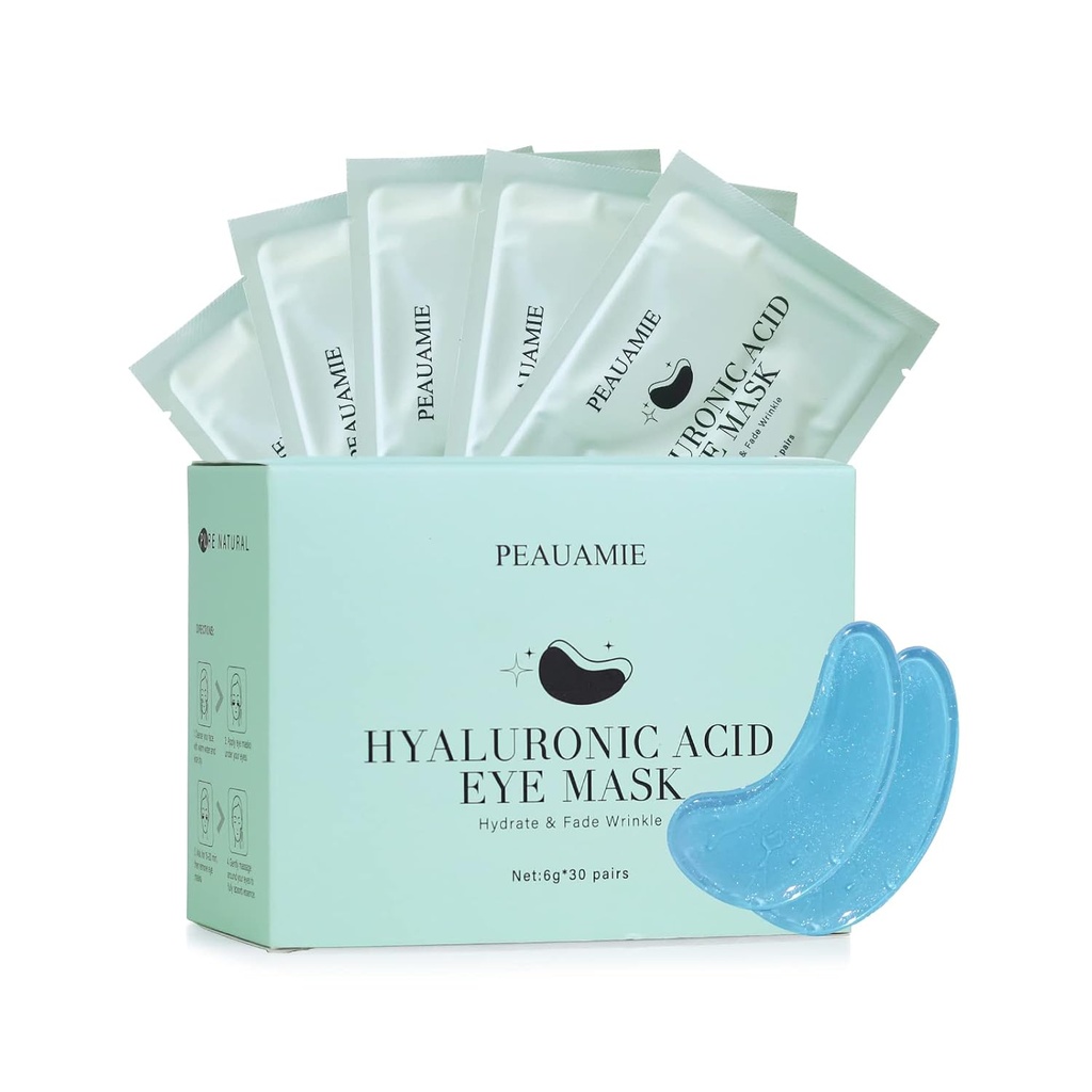 Sub ochi patch-uri Acid hialuronic ochi masca pentru cercuri întunecate și pufos riduri ochi saci 30 perechi