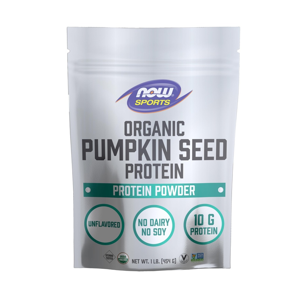 ACUM Alimente Sport Nutritie, Seminte organice de dovleac Pulbere Proteina cu 10g de proteine, Certified non-GMO, Nearomat, 1-Pound
