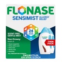 Flonase Senziist Alergie Relief Nasal Spray pentru non-Drowsy, 24-Hour Multi-Symptom Alergie Degajare 120 Spray-uri (Pachet de 2)