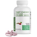 Bronson Tart Cherry Extract + Seminte de telina capsule - puternic Uric Acid Cleanse, comun de mobilitate de sprijin și musculare de recuperare supliment - non OMG Formula, 120 capsule vegetariene