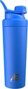 AeroBottle Cryo Shaker Cup, izolat din oțel inoxidabil sticla de apă și agitator de proteine, amestecă proteine și antrenament pre cu tehnologie de amestecare tulbure, fără bila de amestecare sau Wisk, 26oz, Mare Artic albastru