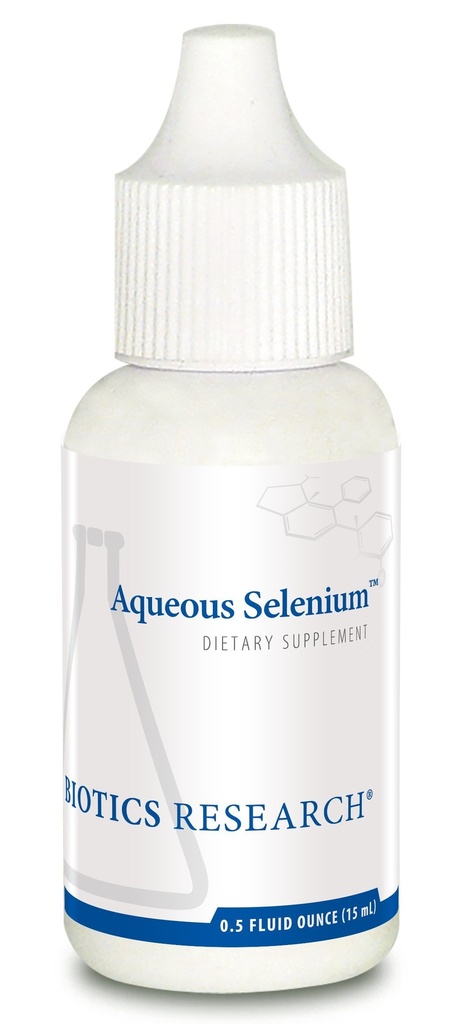 Biotics Research Aqueous Selenium Liquid Formula, 95 mcg Selenium Drop, tiroidy Gland Function, ADN Production, Cognitive Health, Potent Antioxidant 0,5 Fluid Ounces
