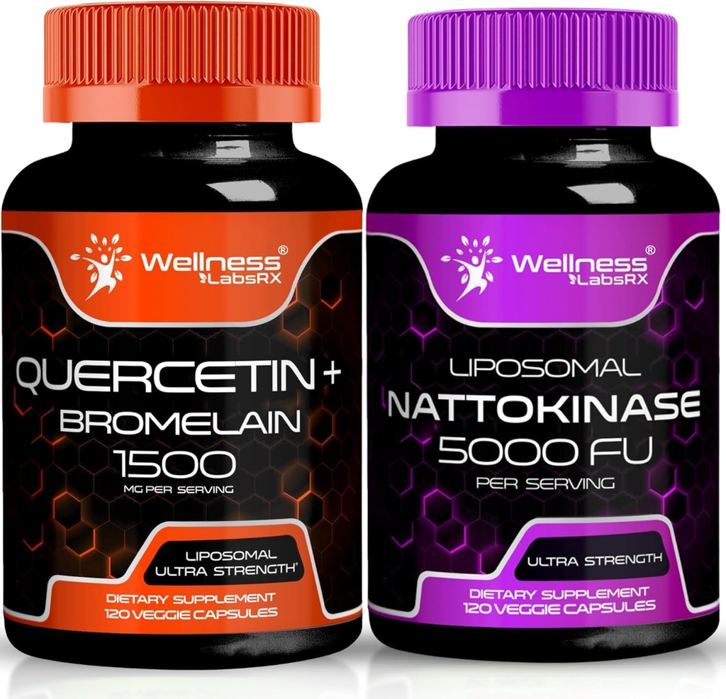 wellNESS LABSRX Quercetin cu Bromelain 