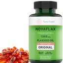 Nova Lucia Organic Flaxseed Oil Capsules 1000mg 