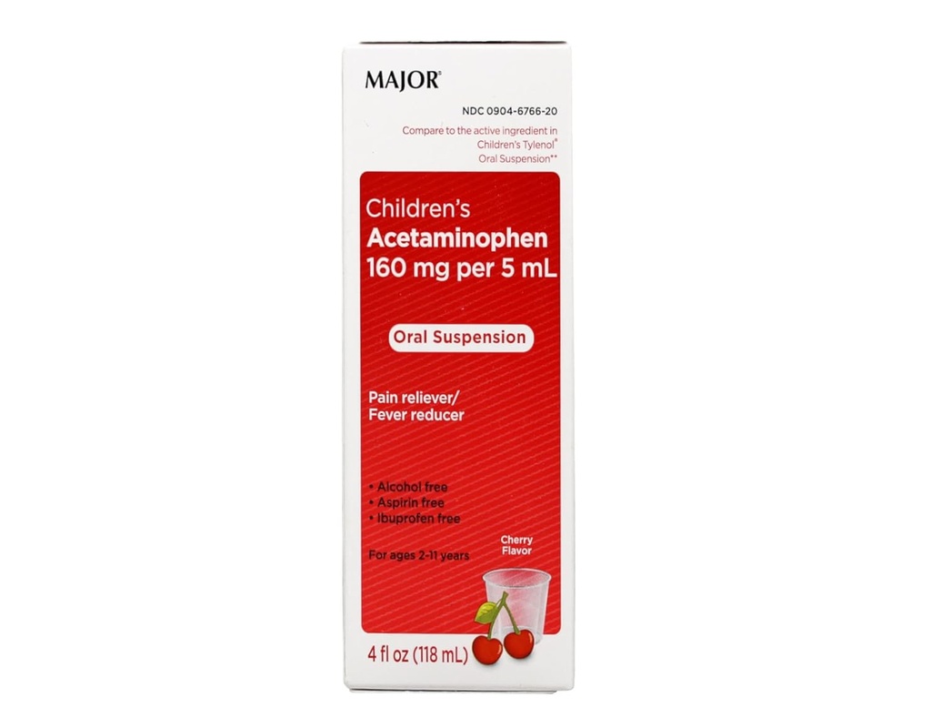 Acetaminofen Cherry 4 Once