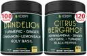 Bundle 6in1 Supliment Dandelion & 6in1 Supliment Citrus Bergamot - Suport Relaxare, Inimă, Digestion Health și Imune