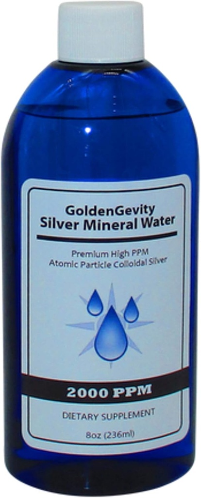 2000 PPM Bioactive Atomic Crusty Silver, 8 oz 