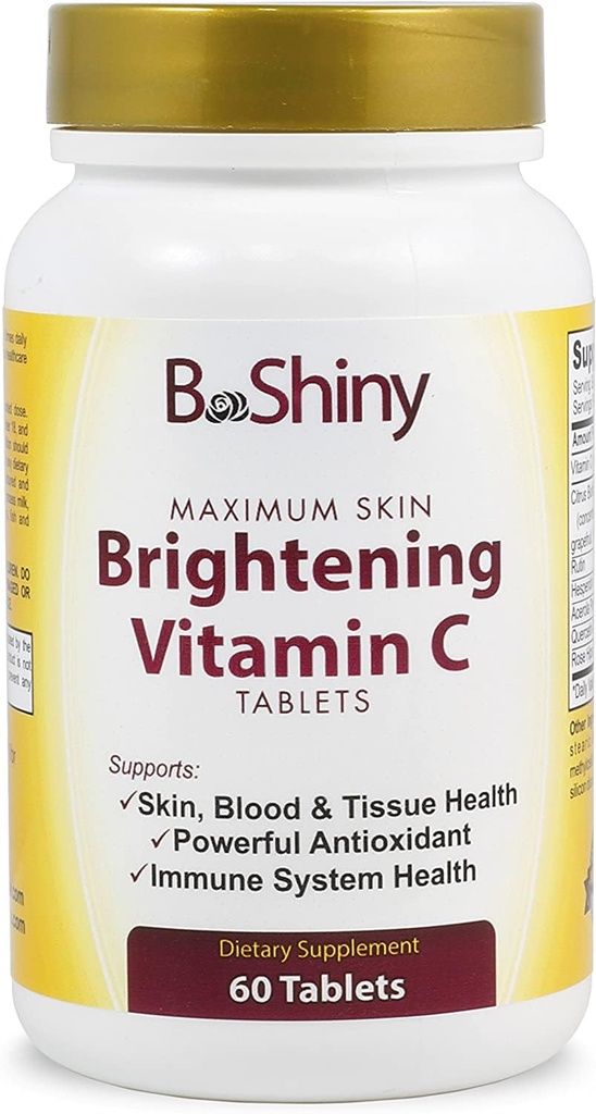Complexul de vitamine C 1000 mg comprimate pentru iluminatul pielii Antioxidant cu Rose HIPS și Bioflavinoides Supplement de sprijin imun imbatranire sanatoasa construiește energie și în general bine să fie