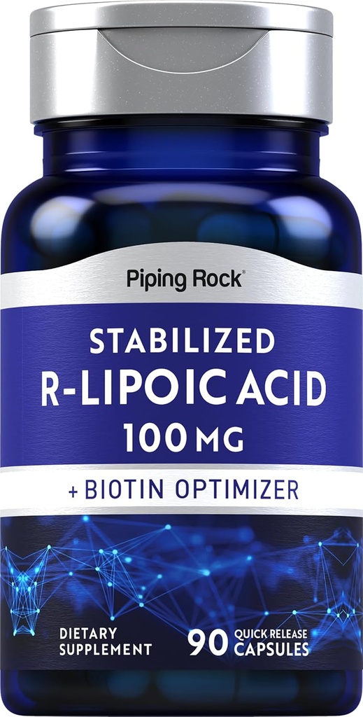 Piping Rock Stabilizat R-Lipoic Acid 100mg 