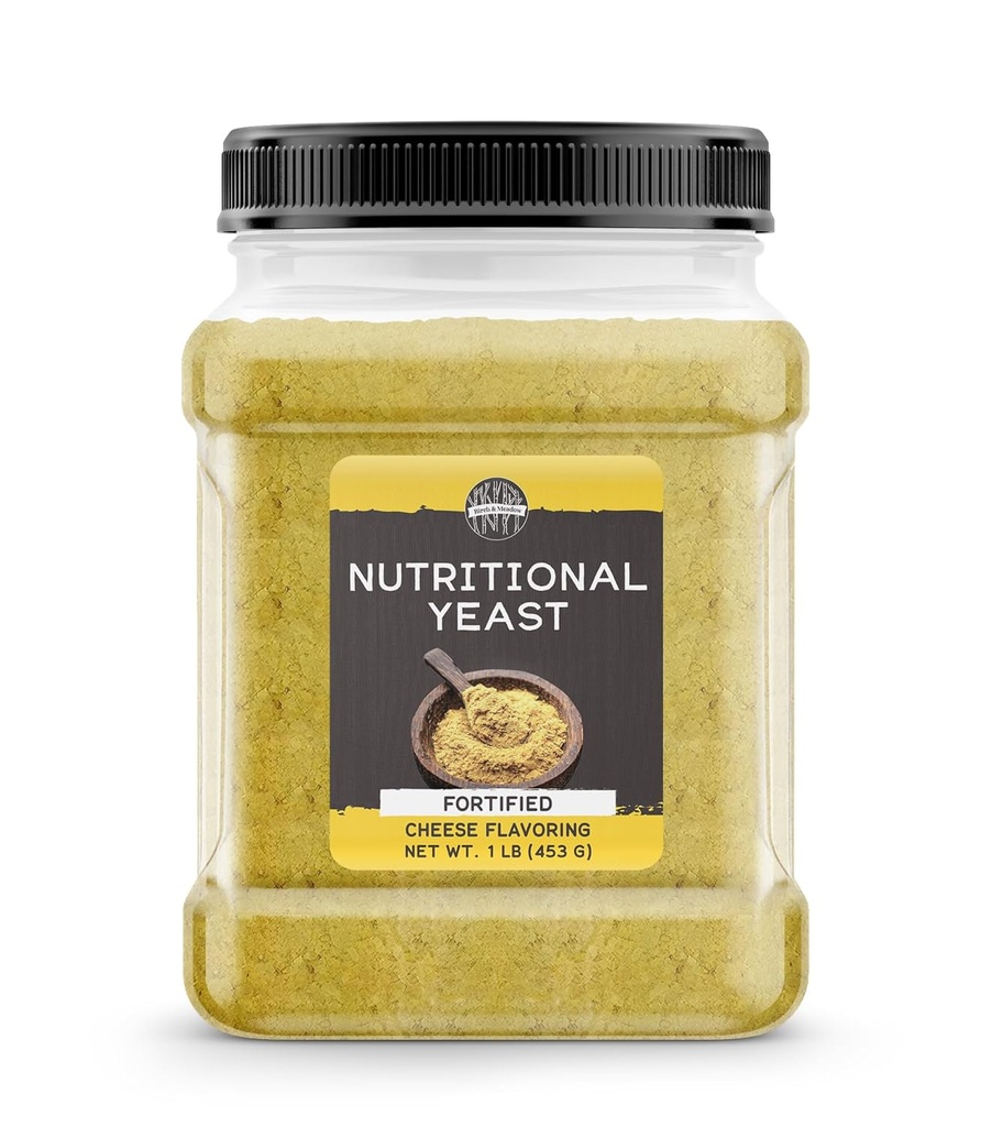 Birch & Meadow 1 lb de Drojdie nutritivă, Popcorn, Yummy Nooch