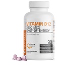 Vitamina B12 2500mcg Shot of Energy Rapid Dizolvabil tablete masticabile - eliberare rapida de cirese aroma sublingual B12 Vitamina - Suporturi Sistem nervos, Functia sanatoasa a creierului Productia de energie 