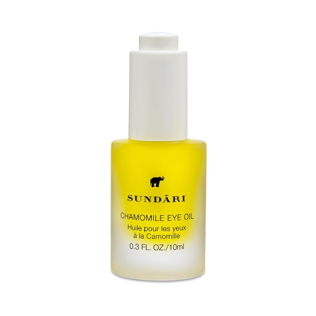 Sundari Mușețel ulei de ochi - tratament natural cerc închis, Anti-Aging și reducerea ridurilor, Brightens & Smooths Sub-Eye, Nourishes & Revitalizes, Ingrediente naturale, Dropper convenabil 0,3 fl oz
