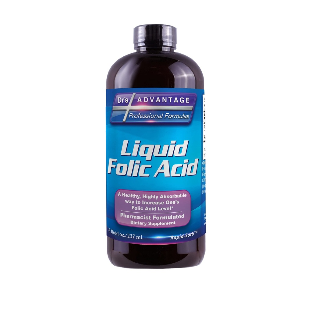 Acid folic lichid 800 MCG, 8 oz.